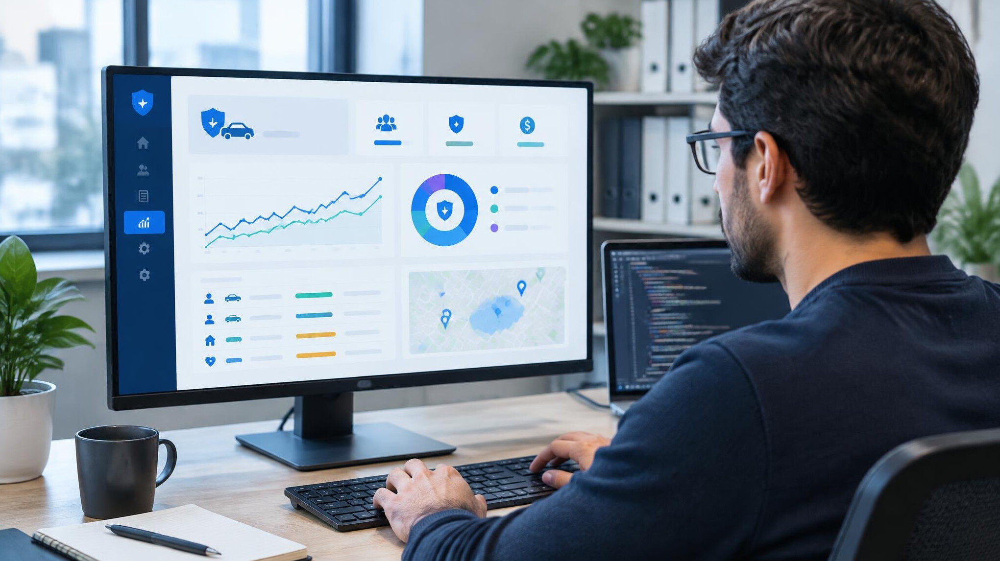 insurance software interface